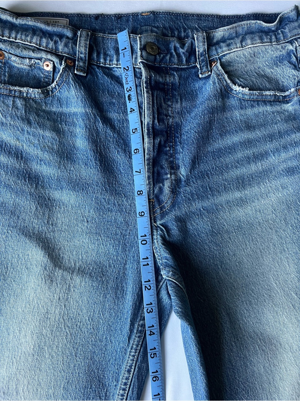 GAP Women's Cheeky straight Hi rise sz 10 - Picture 6 of 9